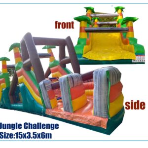 JUNGLE CHALLENGE. (15x3.5x5mh).