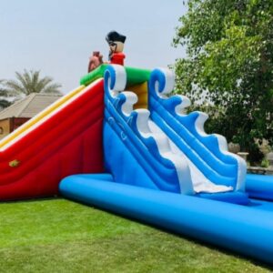 Red & Blue Water Slide