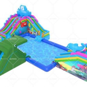 Three Slide With Pool